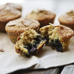 Blueberry-Cornmeal Muffin