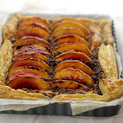 Nectarine Tart with Frangipane