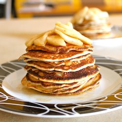 Buttery Apple Pancakes