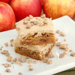 Apple Toffee Blondies