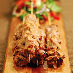 Thai Pork Skewers w/ Herb Salad