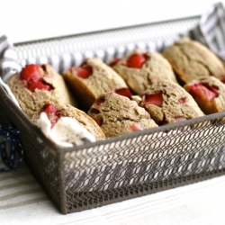 Strawberry Buckwheat Scones