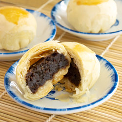 Red Bean Moon Cakes