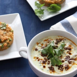 Wheat Rawa Pilaf & Eggplant Raita