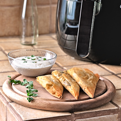 Phyllo Dough Rolls with Eggplant