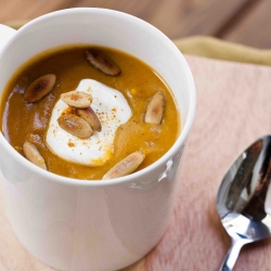 Curried Butternut Squash Soup