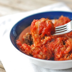 Cheesy Meatless Meatballs