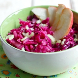 Cabbage, Apple and Celery Salad