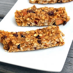 Chewy Pumpkin Spice Granola Bars