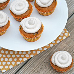 Pumpkin Chocolate Chip Cupcakes