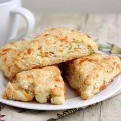 Bacon, Cheddar, & Scallion Biscuits