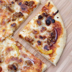 Italian Sausage and Pepper Pizza