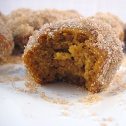 Spiced Pumpkin Doughnut Holes