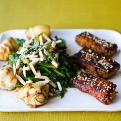 Tempeh and Chard