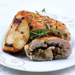 Chicken Breast Stuffed w/ Pear