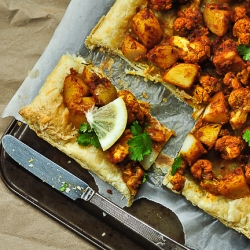 Aloo Gobhi Tart