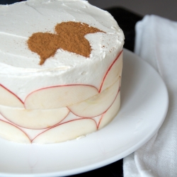 Apple Cake & Maple Buttercream