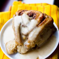 Vegan Pecan Pumpkin Cinna Rolls