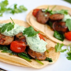 Chicken Sausage Tacos