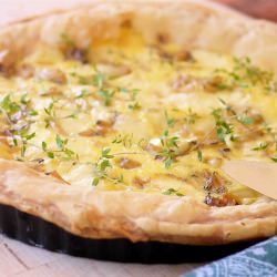 Garlic Tart with Thyme