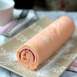 Strawberry Swiss Roll