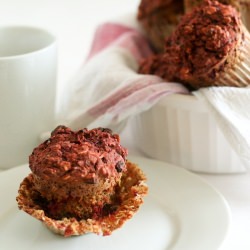 Beet n’ Oat Muffins