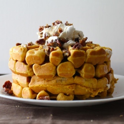 Pumpkin Belgian Waffles