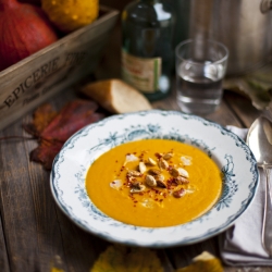 Pumpkin, Coconut and Chilli Soup!