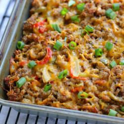 Sausage & Hash Brown Bake