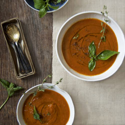 Roasted Tomato Basil Soup