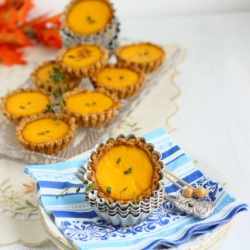 Savory Pumpkin Spelt Tartlets