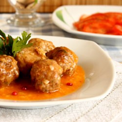 Beef and Ham Meatballs