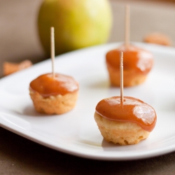 Caramel Apple Mini Cupcakes