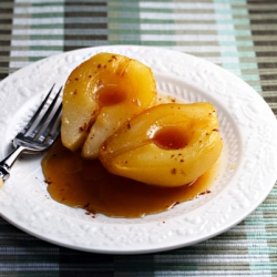 Slow Cooker Poached Pears