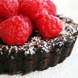 Double Chocolate and Caramel Tarts