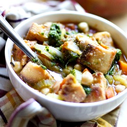 Tomato, Chickpea & Bread Soup