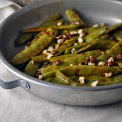 Roasted Romano Beans