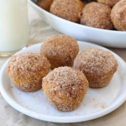 Baked Pumpkin Donut Holes