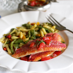 Red Mullet w/ Sauce Vierge