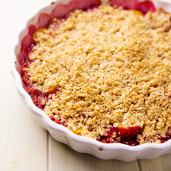 Easy Plum & Port Crumble