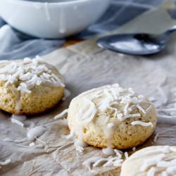 Coconut Cream Scones