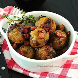 Bread Gnocchi w/ Prunes