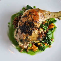 Roasted Chicken w/ Farro