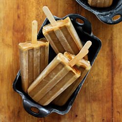 Bourbon Butterscotch Latte Popsicle