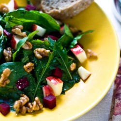 Beet, Caramel and Walnut Salad