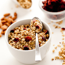 Granola and Chocolate Milk Toast