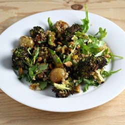 Broccoli, Grape, Asparagus Salad