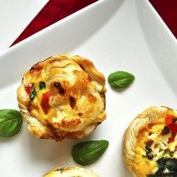 Mini Puff Pastry Quiche