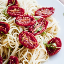 Pasta with Slow Roasted Tomatoes