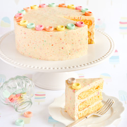 Orange Sherbet Cake